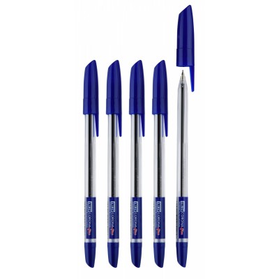 Ручка CORONA Plus  LINC синий 07мм прозрач.корпус 50шт/уп